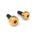DBK Special Parts (Ducabike) Contrast Cut Weighted Universal Bar Ends - Short
